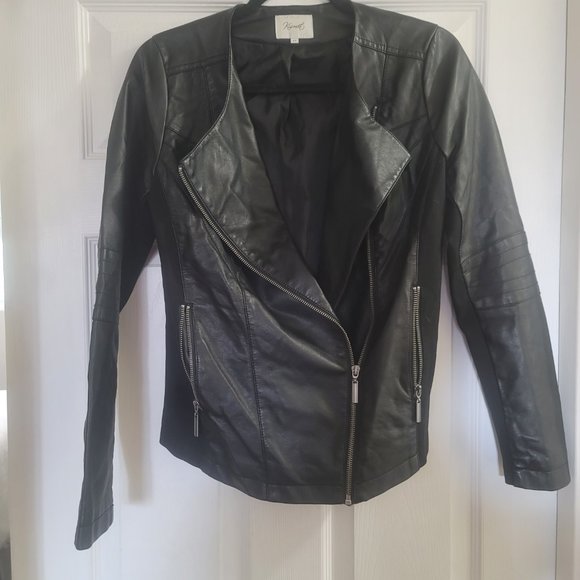 Kismet faux Leather Jacket, Sz S - Picture 2 of 3